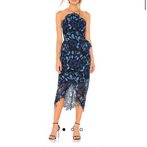 *Times Dress in Blue Multi. Brand: Elliatt from Revolve.